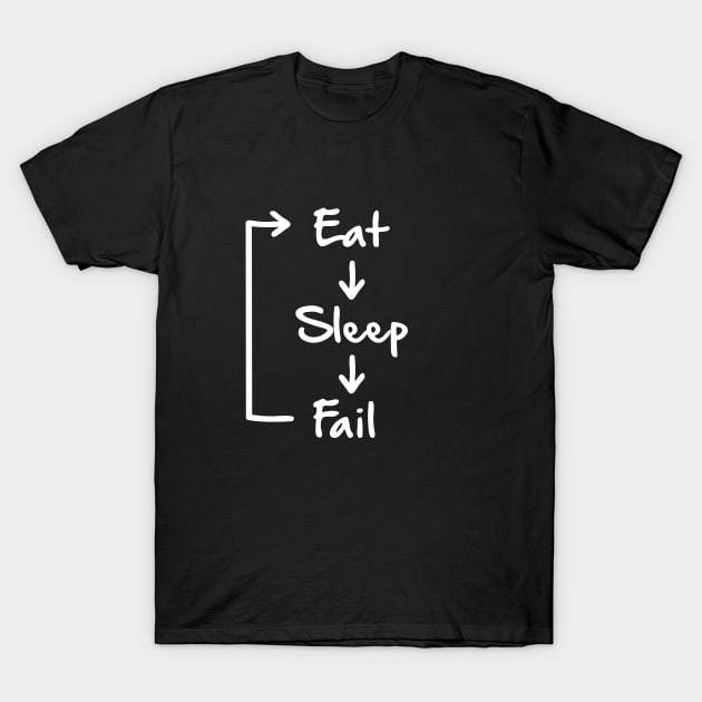 Eat Sleep Fail T-Shirt by rainoree